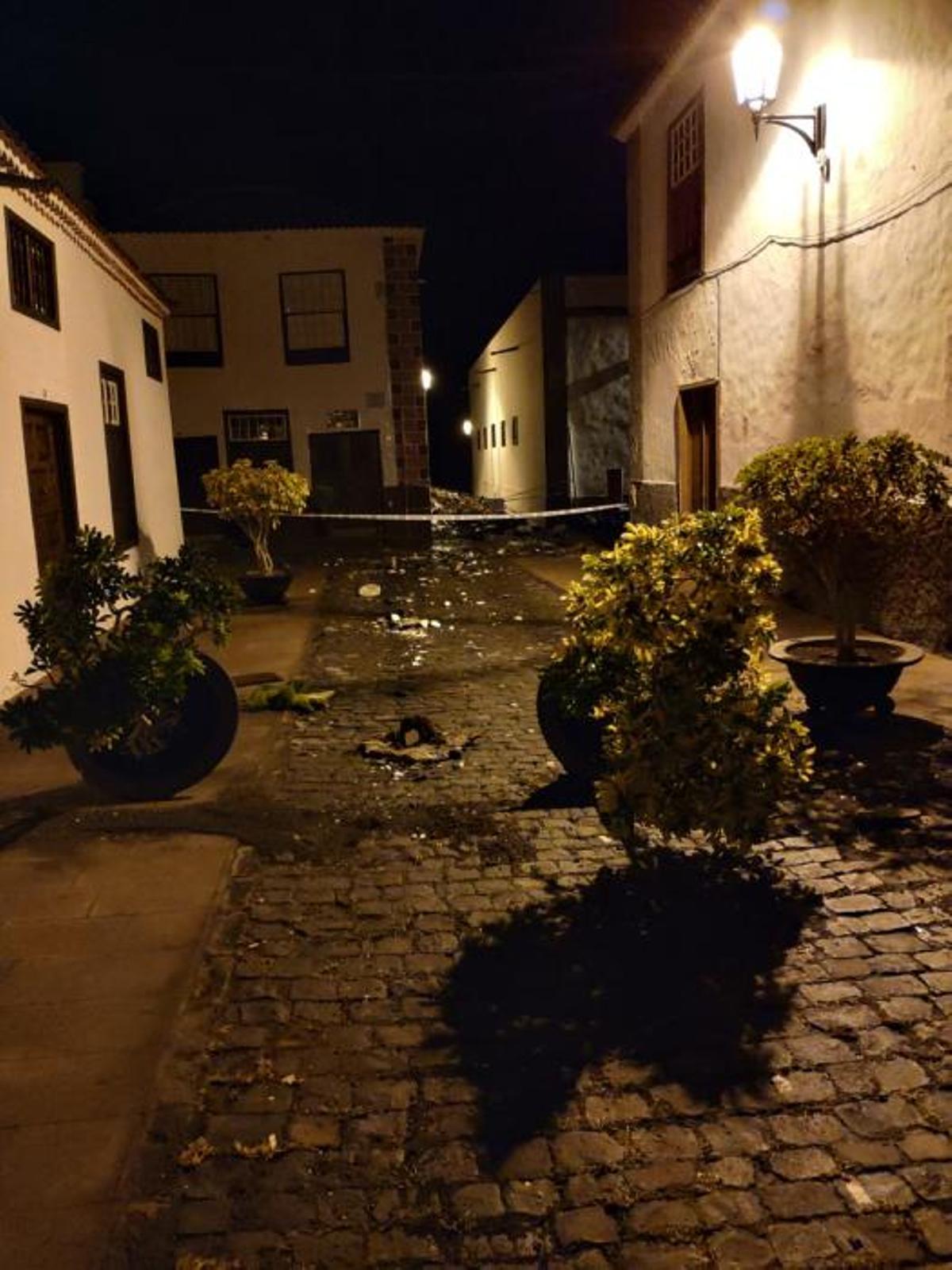 Desperfectos en Garachico tras el oleaje