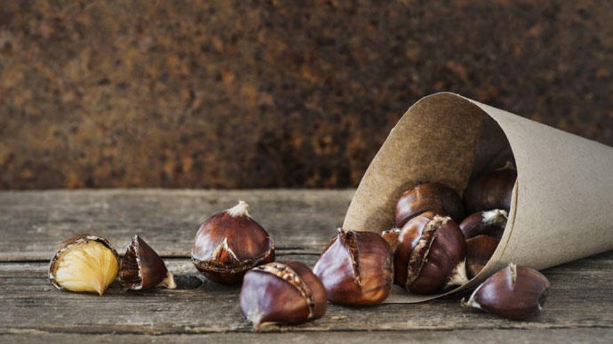 Las castañas son comunes en las épocas de otoño e invierno