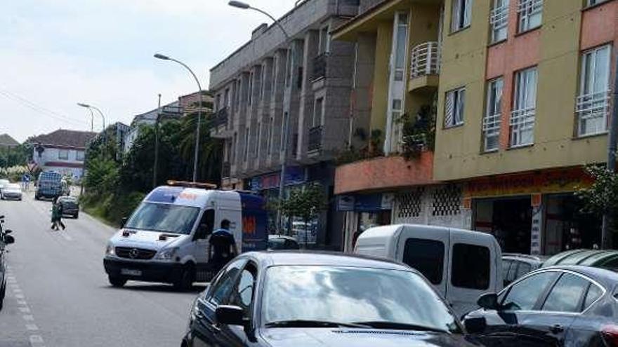 El accidente ocurrió cerca de la rotonda de O Gordo.