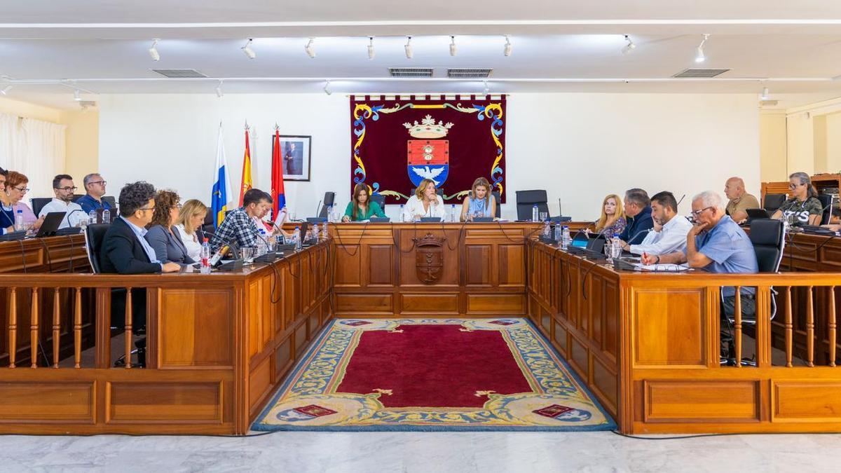 Pleno ordinario, celebrado este viernes, el 30 de septiembre, en el Ayuntamiento de Arrecife.