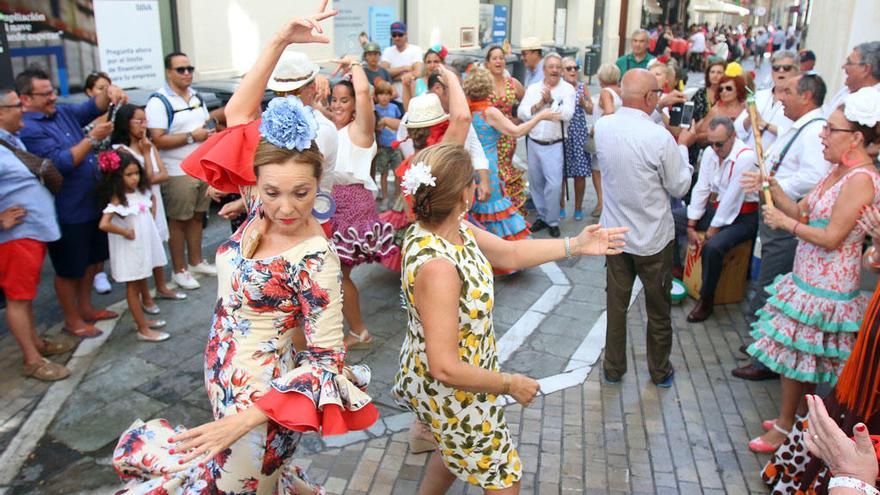 Ambiente en el entorno de la calle Larios en la feria del año pasado.