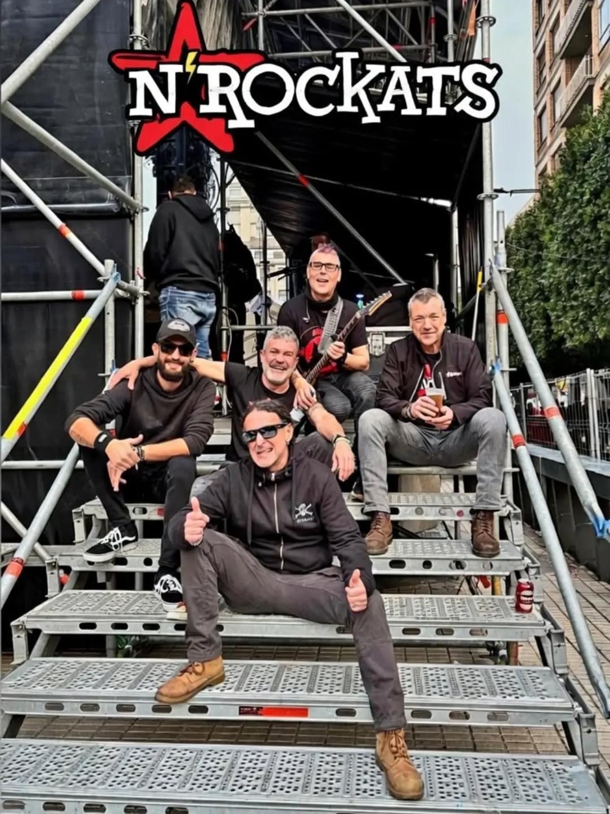 Desde Castelló, actuarán en Torrechiva N'Rockats.