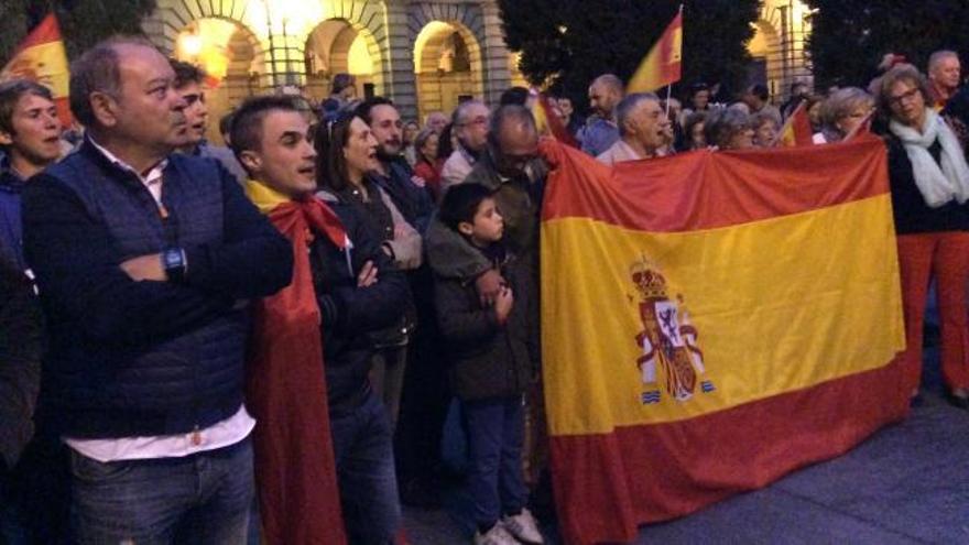 Concentración en Oviedo contra el independentismo