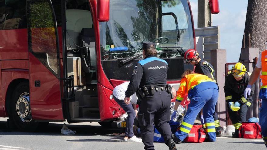 Accidentes de tráfico | Fallece una vecina de O Grove arrollada en su moto por un autobús