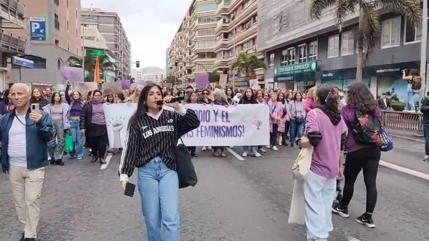 Manifestación del 8M en Las Palmas de Gran Canaria