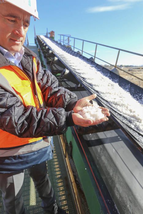 De la laguna de Torrevieja se puede extraer sal durante todo el año haciendo uso de una tecnología minera única