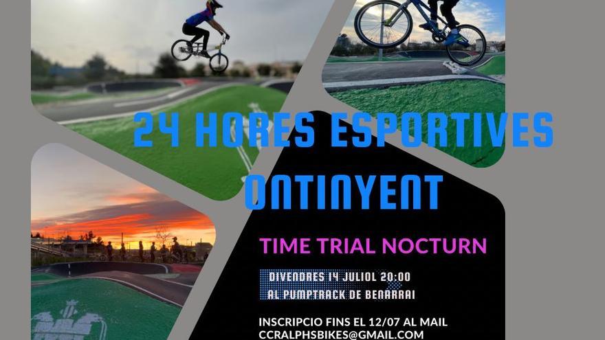 Ontinyent organiza el I Time Trial Nocturn de bicicletas BMX