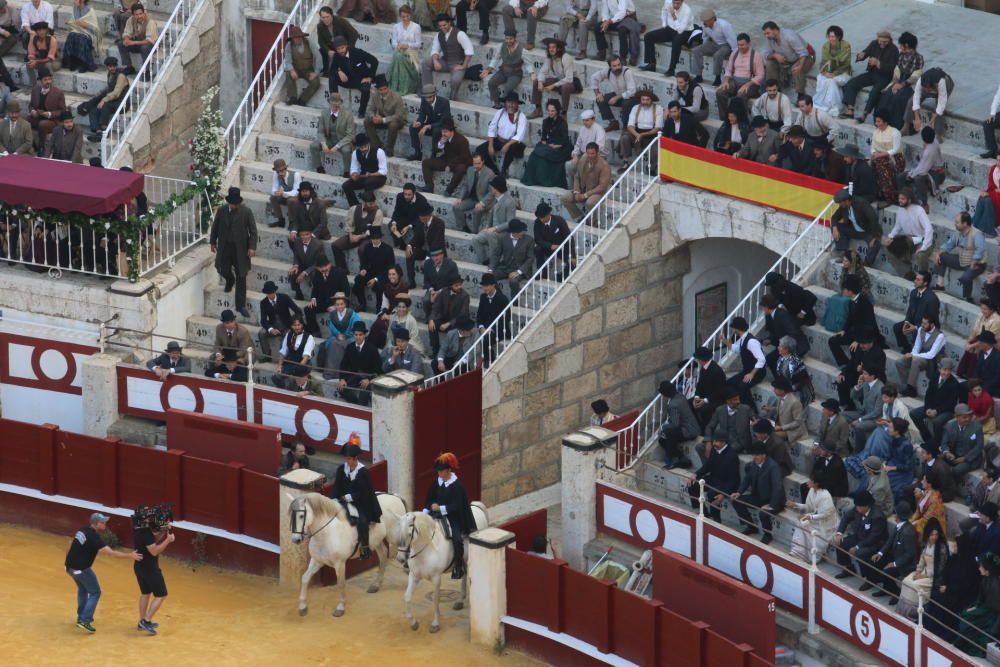 Este martes continúa el rodaje de 'Genius' en la plaza de toros de La Malagueta