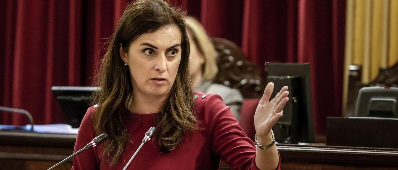 La portavoz de Vox en el Parlament, Idoia Ribas. | B.RAMON