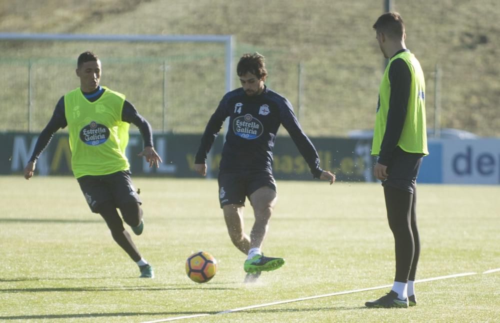 Última sesión antes del duelo ante Osasuna