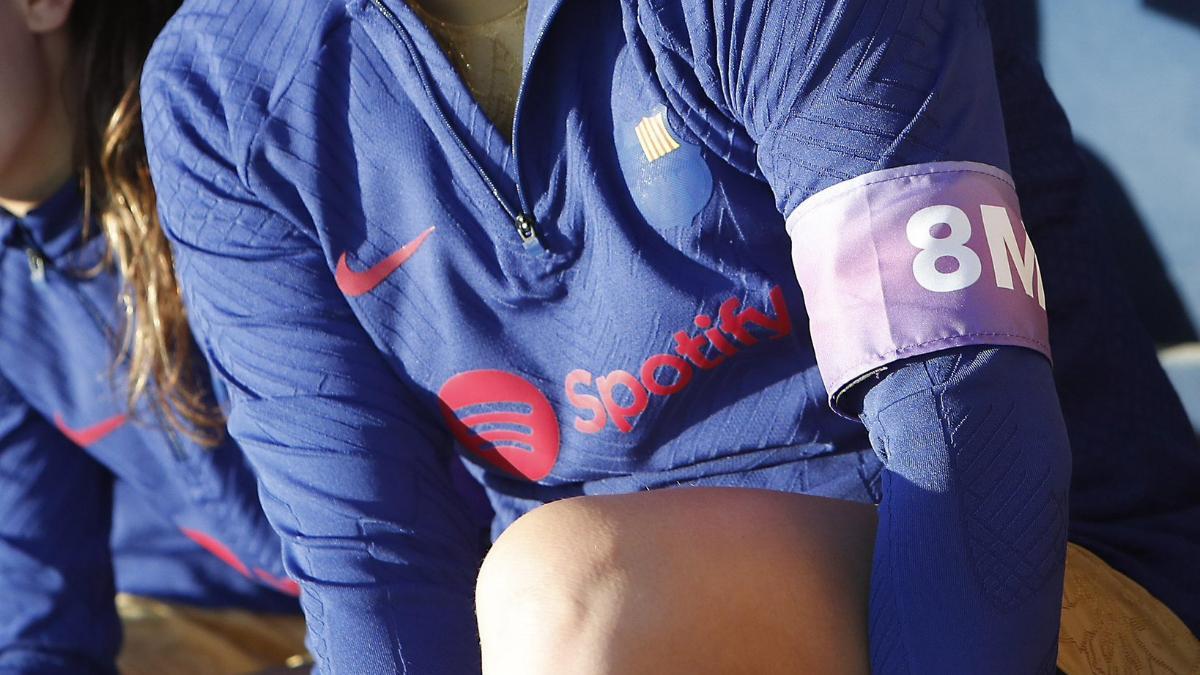 El brazalete de la Liga F para el Día de la Mujer de 2023