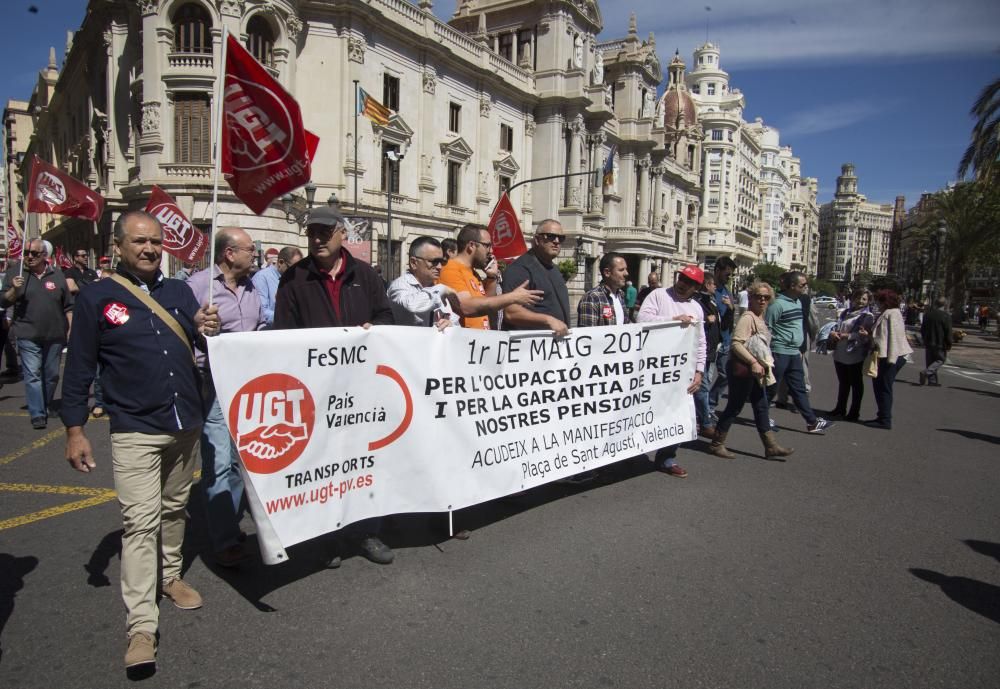 Manifestación del Día del Trabajo en València