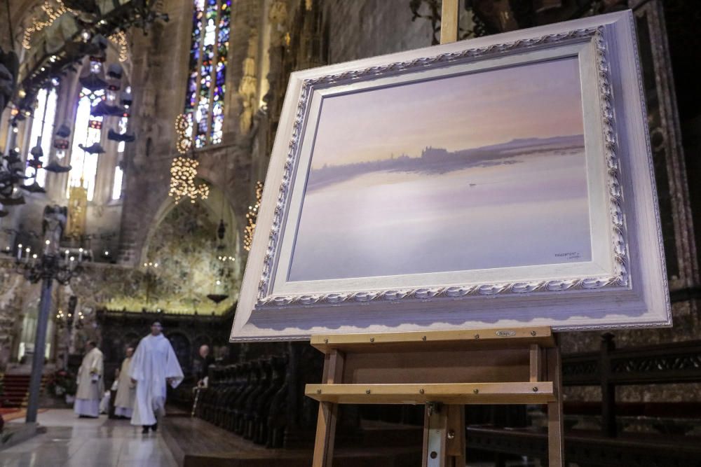 Salinas se despide de Mallorca con una misa en la catedral