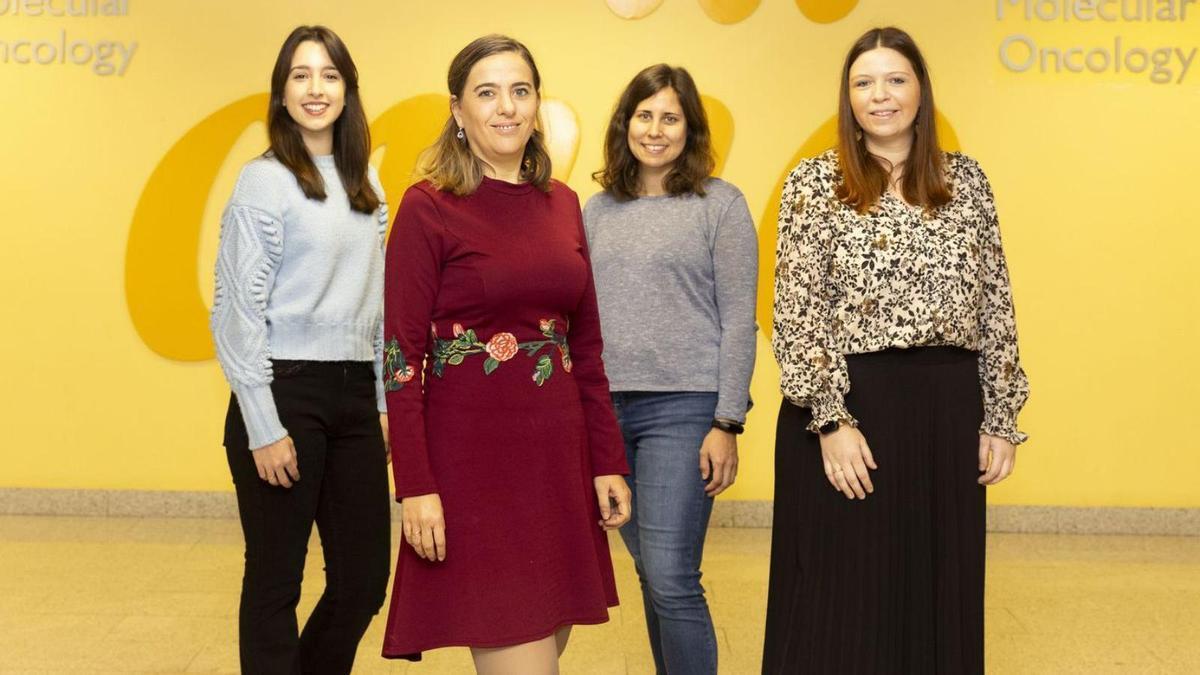 Desde la izda.: Beatriz Cicuéndez, Guadalupe Sabio, Marta León y Cintia Folgueira.
