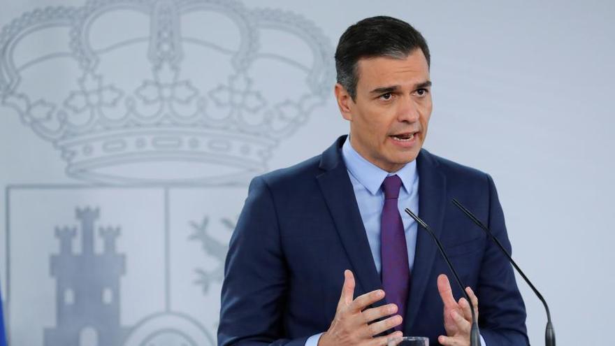 El presidente del Gobierno, Pedro Sánchez