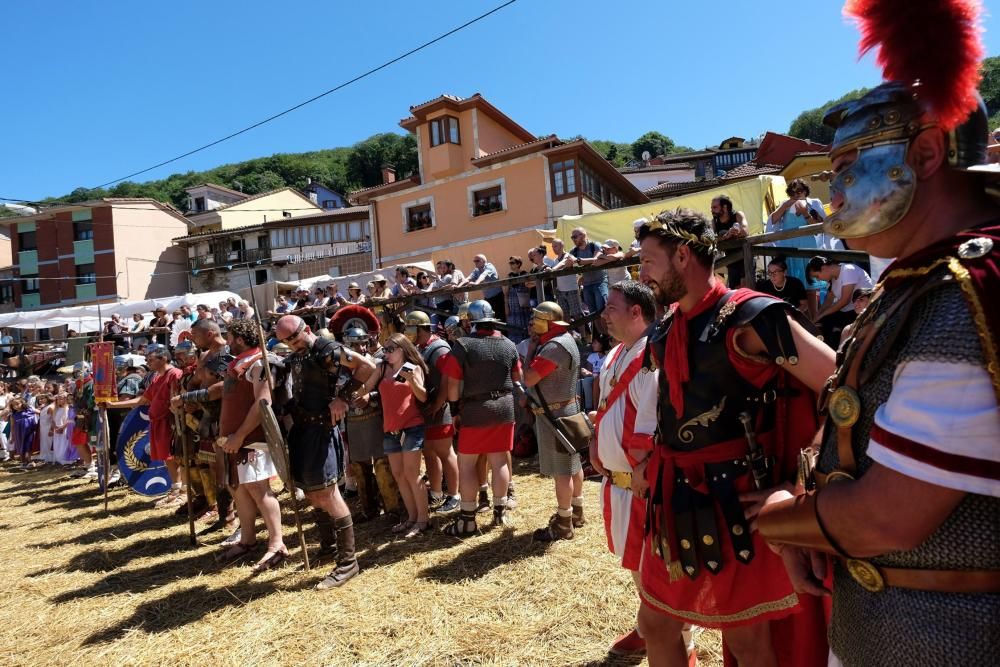 Batalla en la fiesta Astur romana en Carabanzo