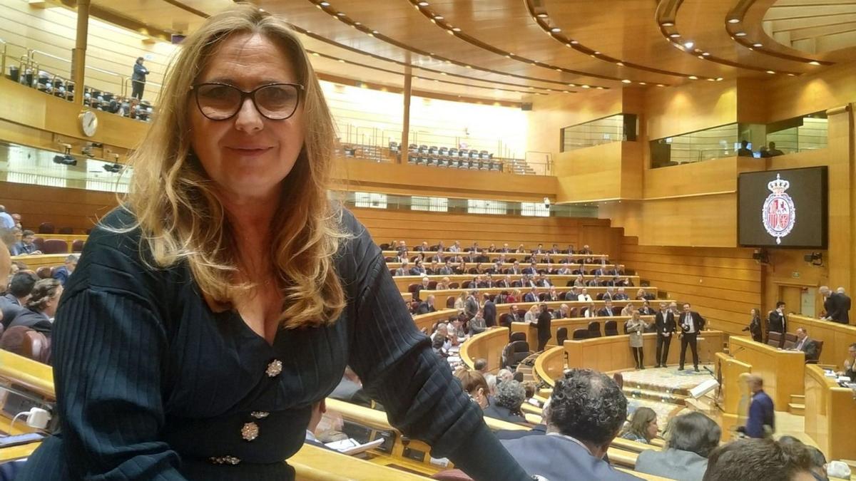 La senadora del PSOE por Córdoba María Ángeles Luna.