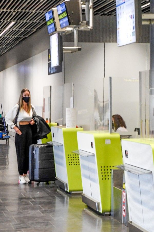 Pasajeros en el aeropuerto de Gran Canaria