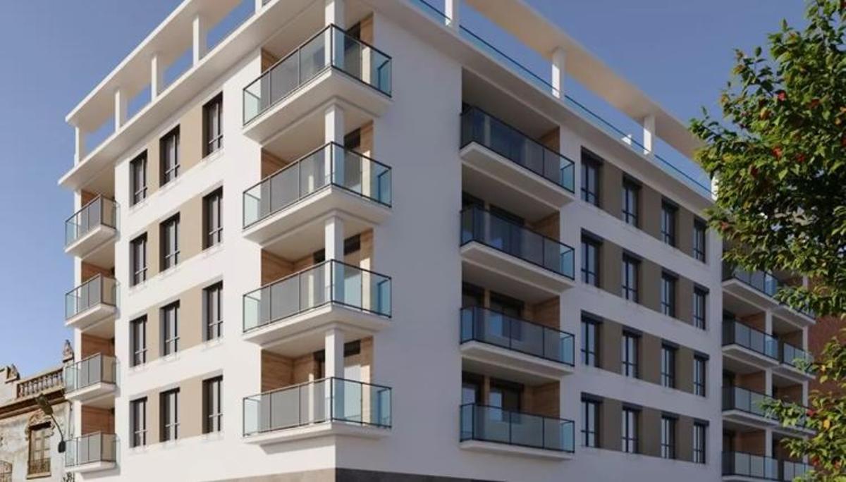 Promoción  de la familia Royo junto a la rotonda de los Anzuelos de València.