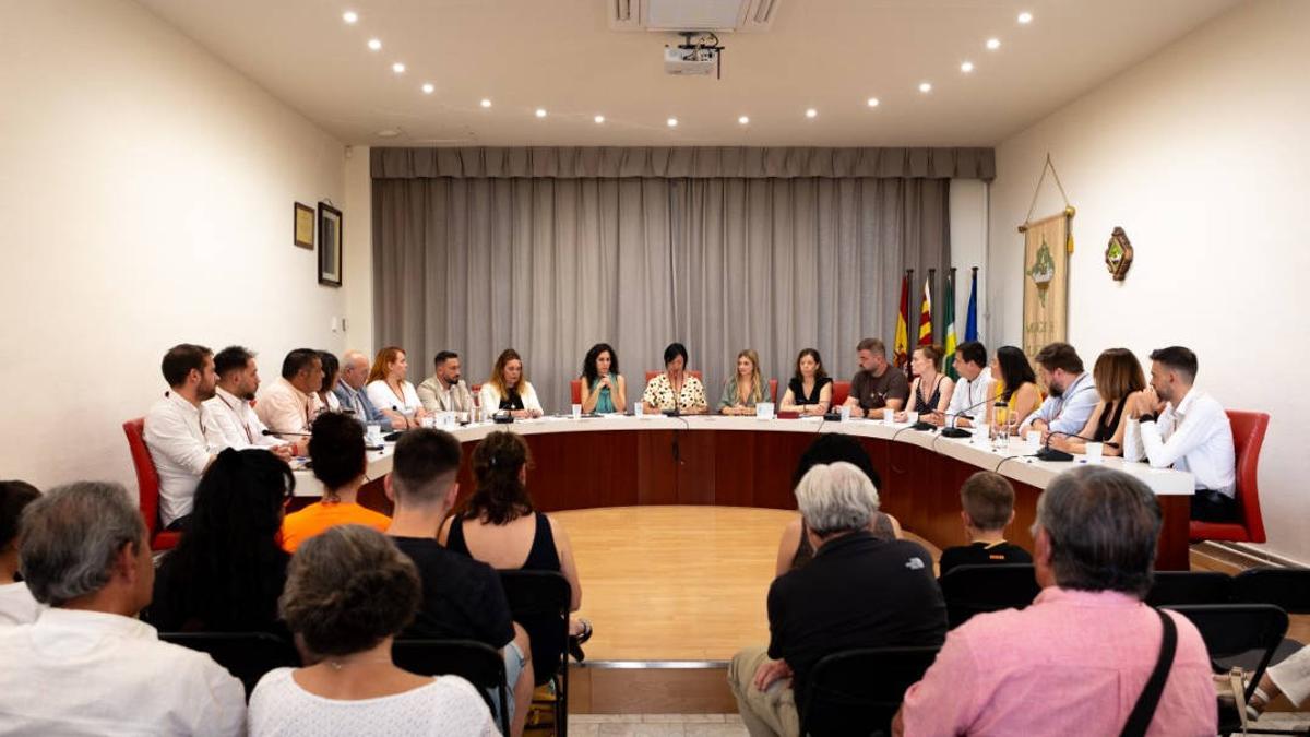 Ple de constitució de l'Ajuntament de Vilanova del Camí