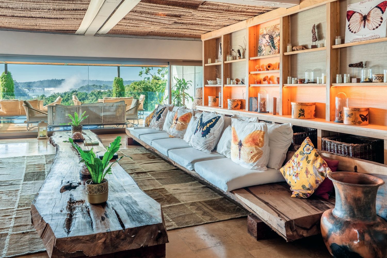 Lobby del Gran Meliá Iguazú.