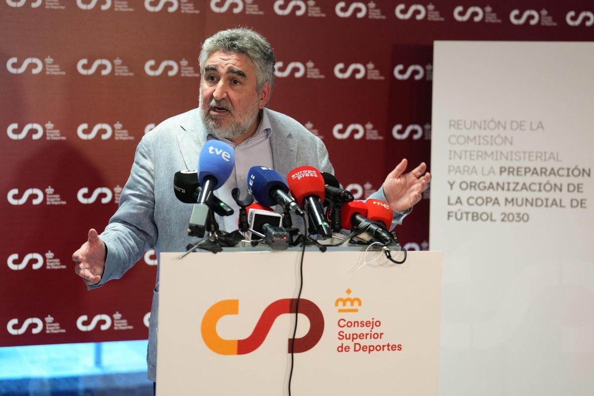 El presidente del Consejo Superior de Deportes, José Manuel Rodrí­guez Uribes