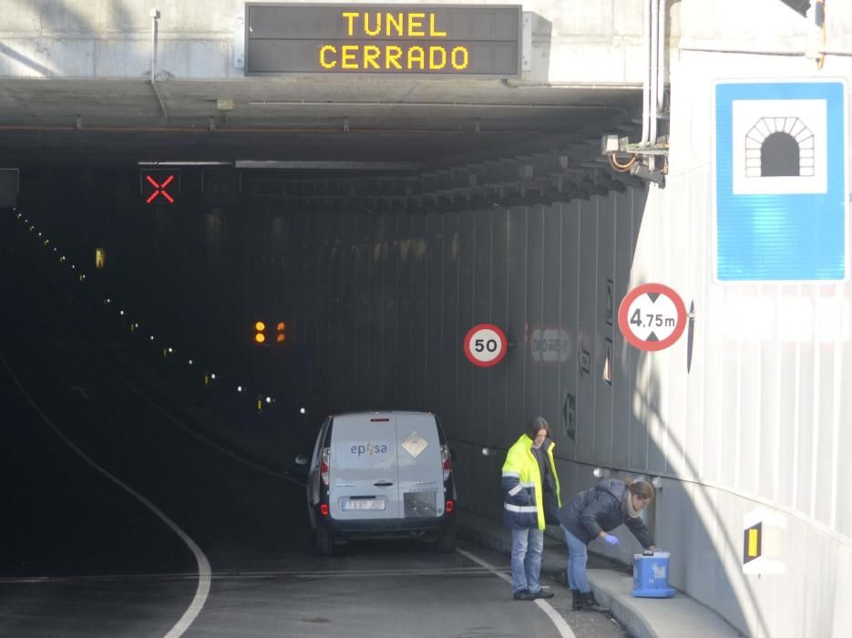 El túnel de O Parrote estará dos días cerrado