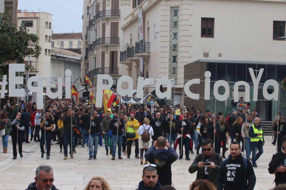 Manifestación de Jusapol en Málaga