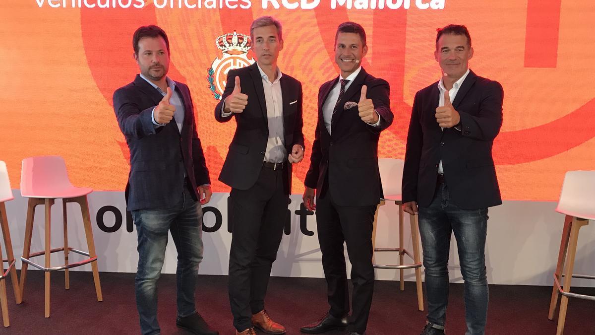 Pablo Ortells, Alfonso Díaz, Othman Ktiri (OK Mobility) y Luis García.