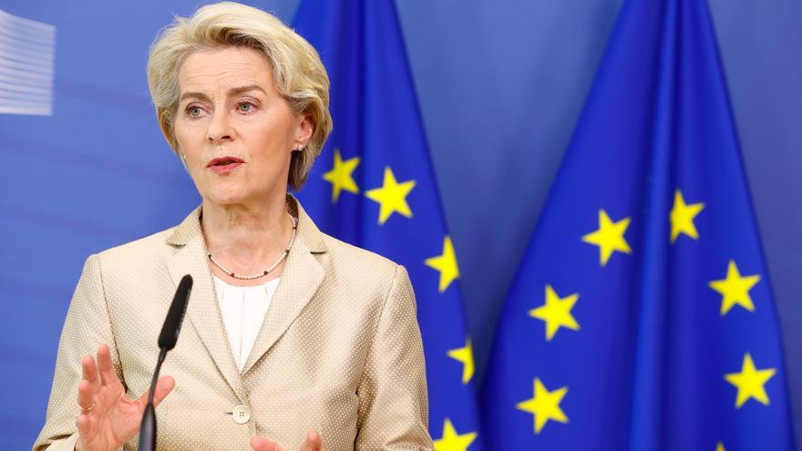 La presidenta de la Comisión Europea, Ursula von der Leyen.