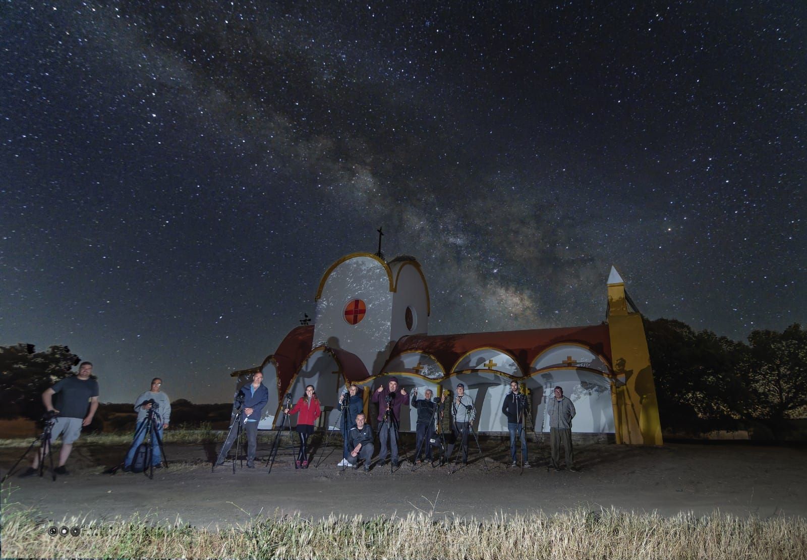 Taller de astrofotografía en la Ermita Virgen de la Vega, Moraleja.