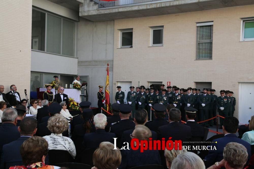 Izado de bandera en Lorca por la Hispanidad