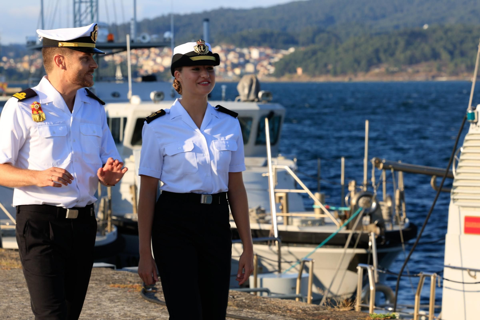La princesa Leonor inicia el curso en la Escuela Naval “con gran ilusión  para continuar mi formación”