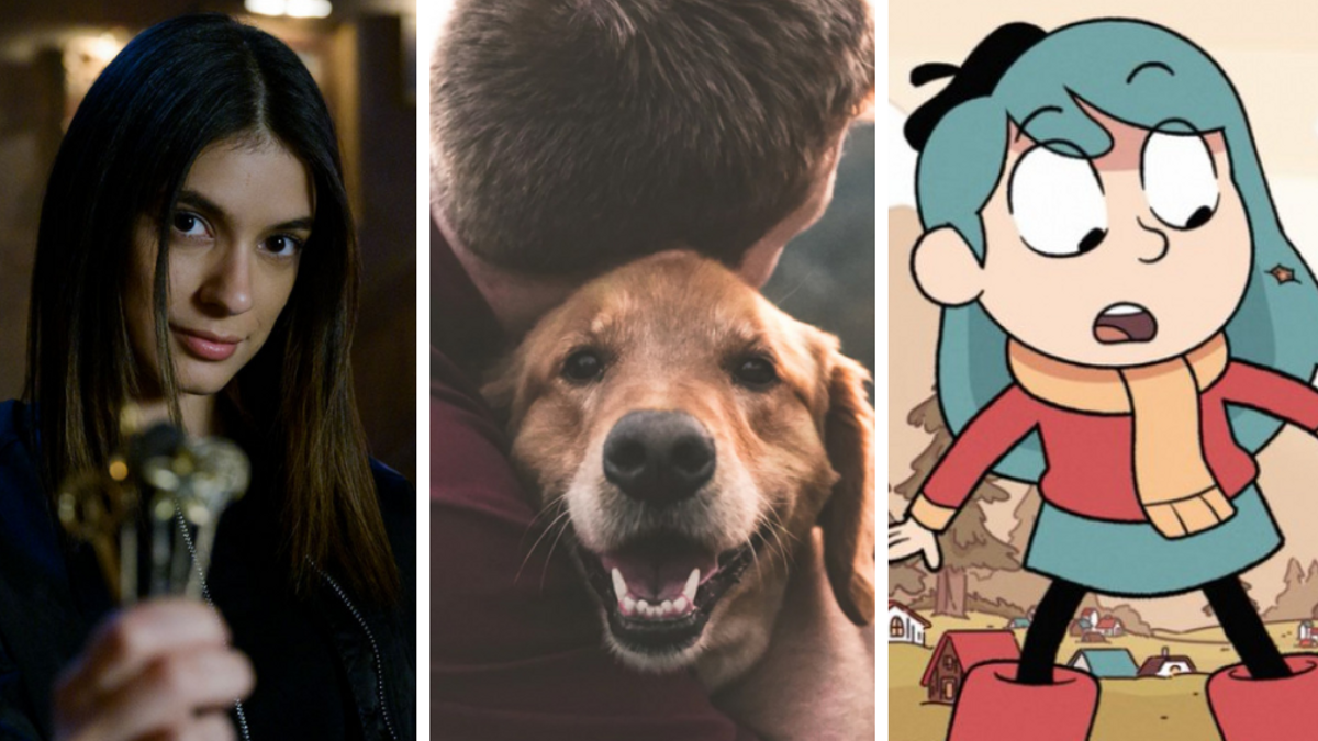 Imágenes de las series de Netflix 'Locke &amp; Key’, 'Amigos caninos' y 'Hilda'.