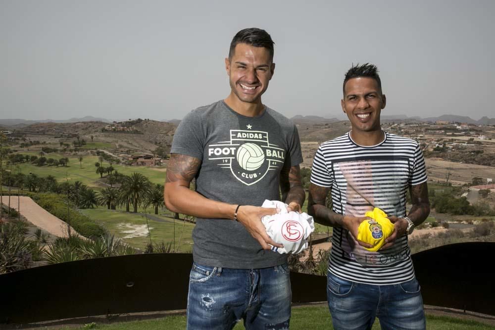 Vitolo y Jonathan Viera de la UD Las Palmas