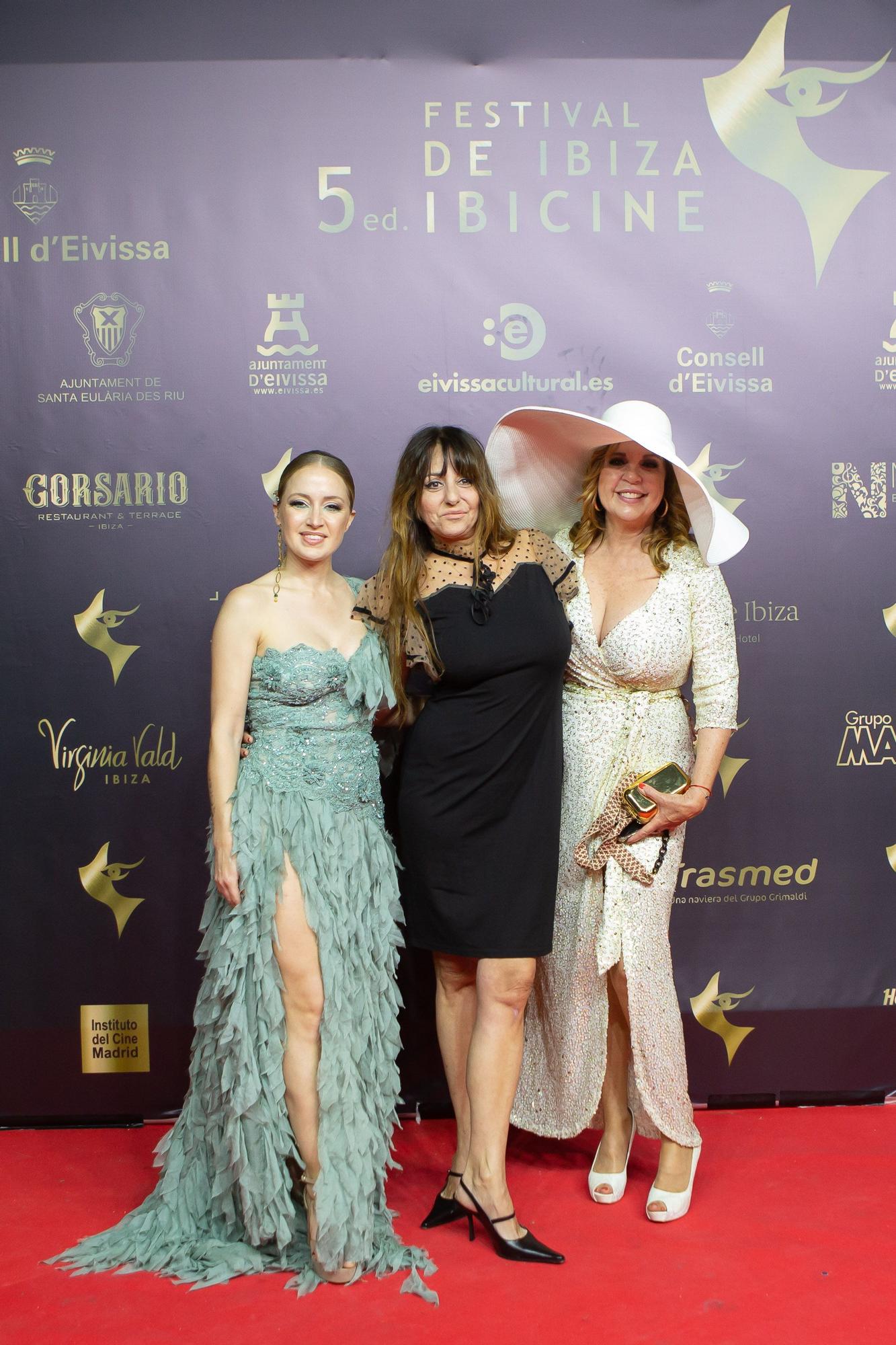 La alfombra roja y gala de clausura del festival Ibicine de Ibiza.