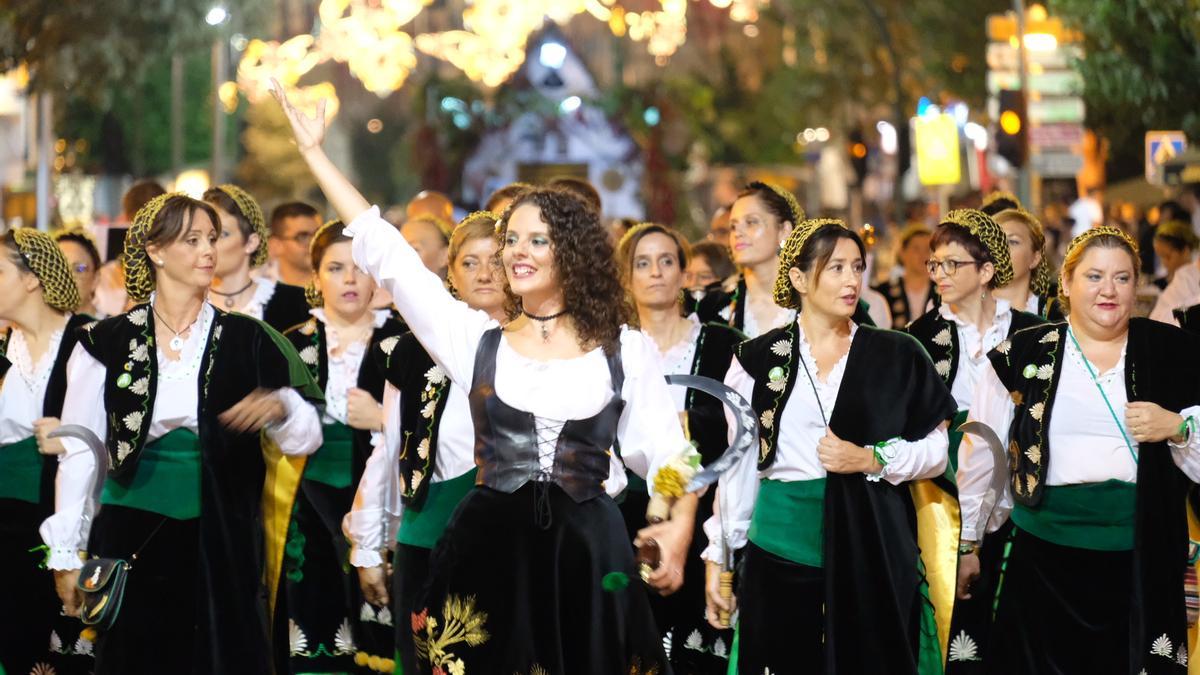 Desfile de la cabalgata de las fiestas de Moros y Cristianos 2019.