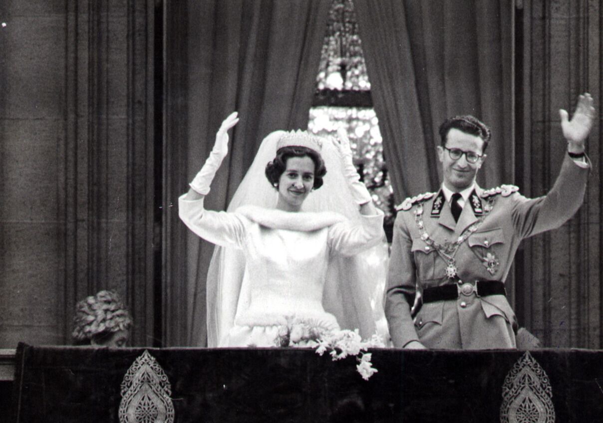 Fabiola de Mora y Aragó el día de su boda con el rey Balduino de Bélgica.