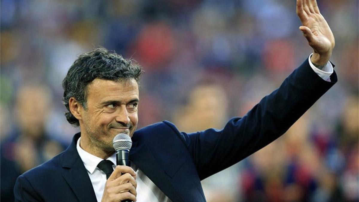 Luis Enrique quiere la Copa y la Champions