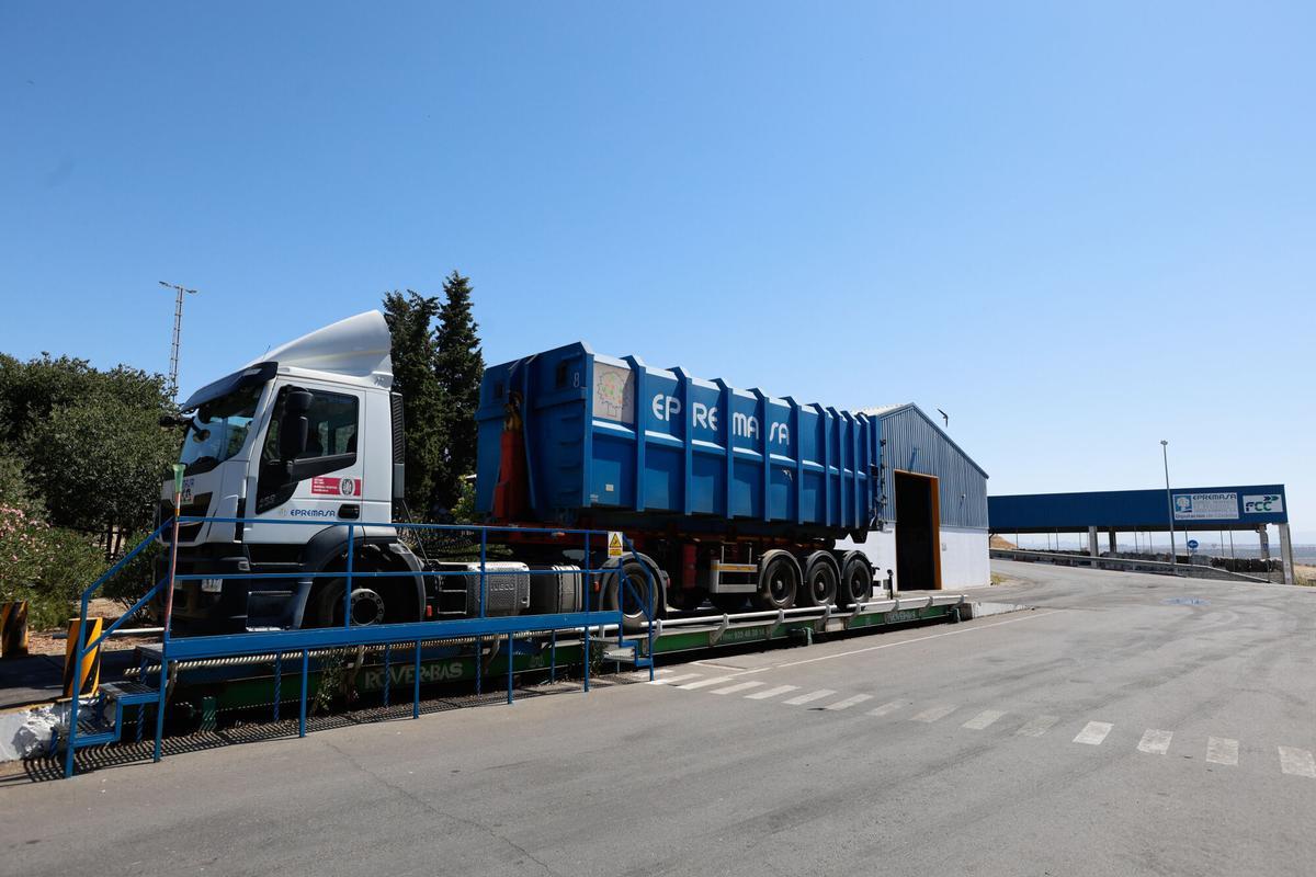 Instalaciones de reciclaje de Epremasa en Montalbán.
