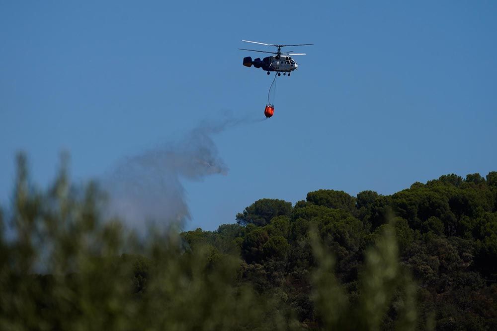 El incendio del Calatraveño arrasa zonas de gran valor ambiental