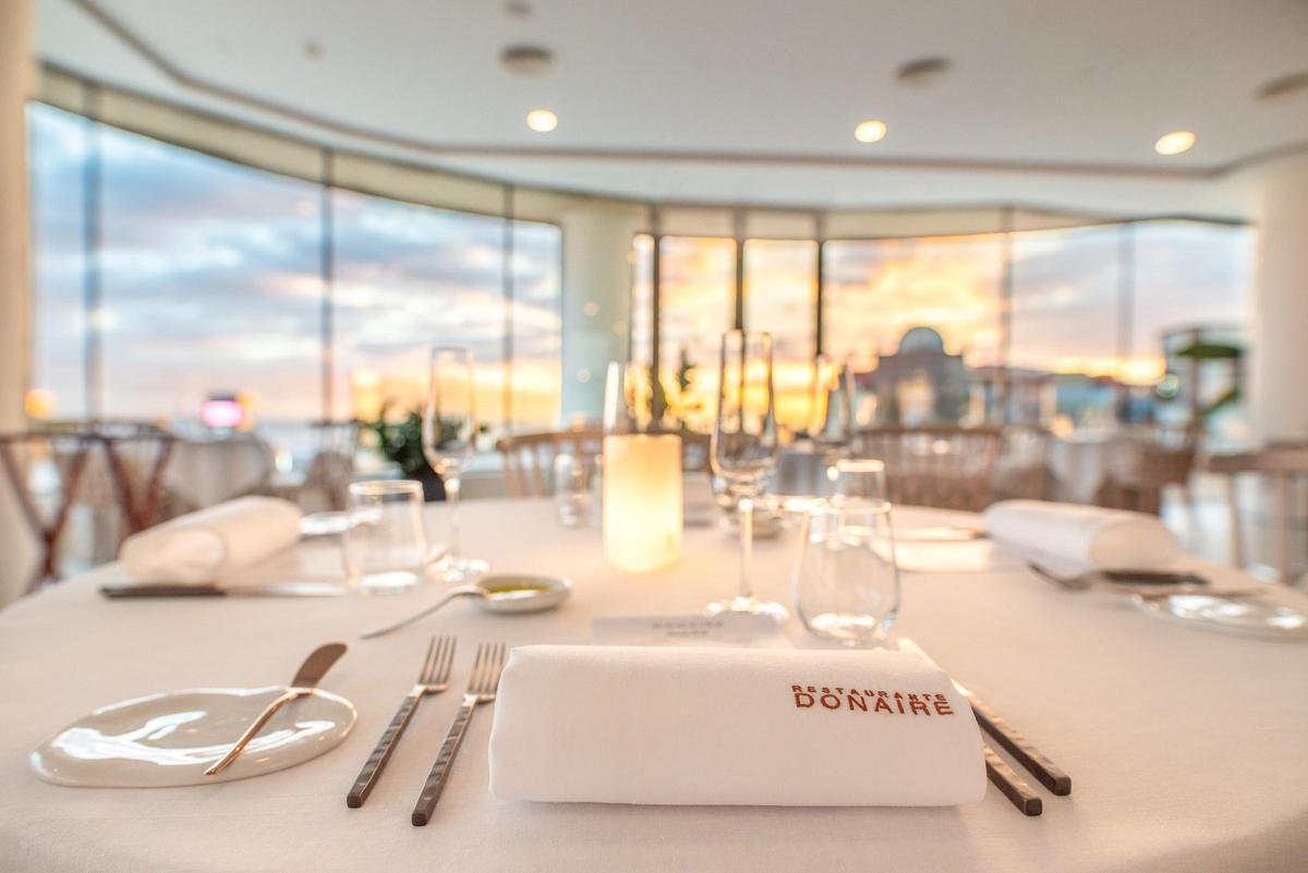 Sala del restaurante Donaire.
