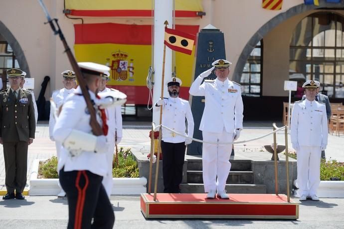 Las Palmas de Gran Canaria.  Toma de posesión del almirante-comandante del Mando Naval de Canarias
