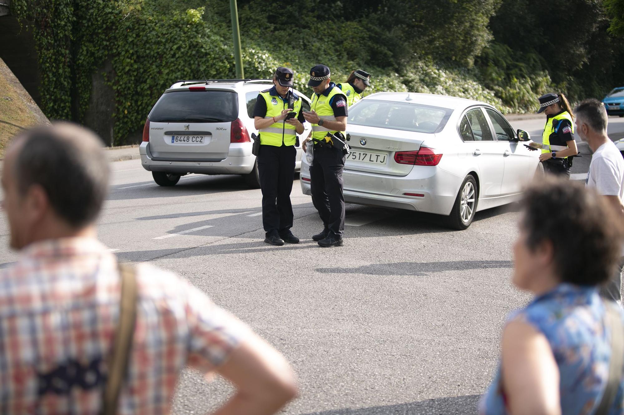 Control de alcoholemia y drogas en Avilés