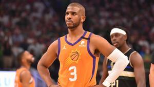 Chris Paul, en una imagen de archivo con los Phoenix Suns