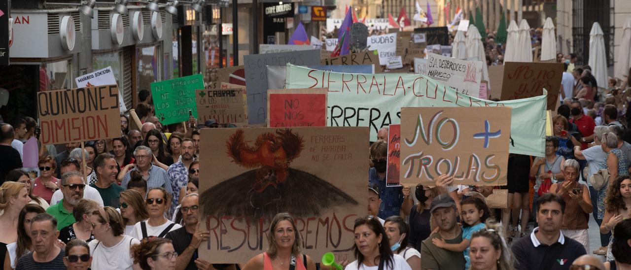 ZAMORA. MANIFESTACION ZAMORA ARDE