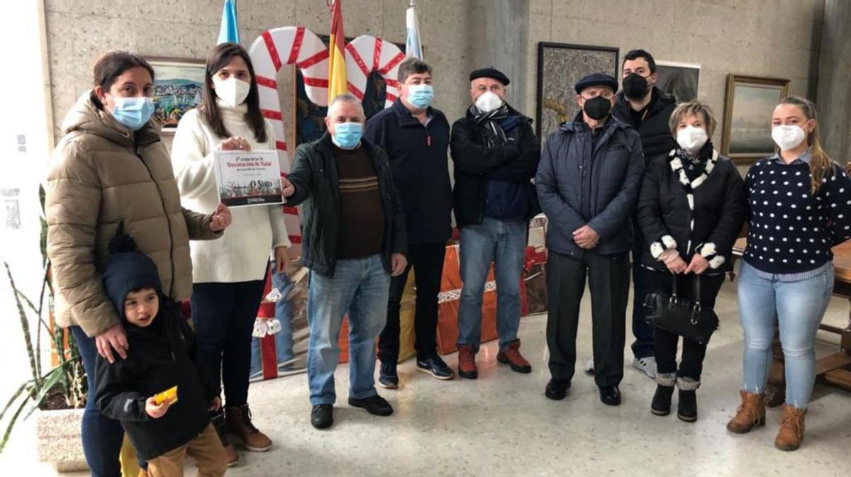 Los concellos de Silleda y Forcarei premian la decoración navideña