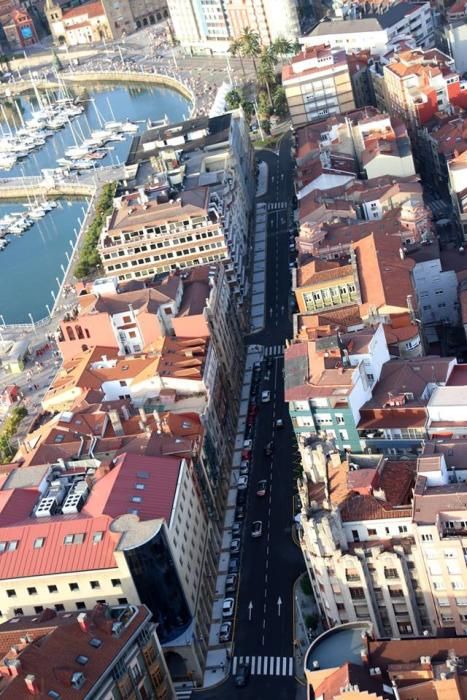 Gijon desde el aire