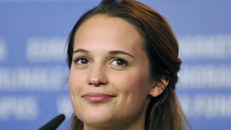 La actriz sueca Alicia Vikander.