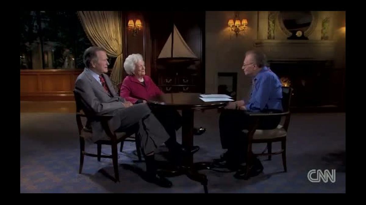 Barbara Bush sobre Sarah Palin, al programa de Larry King.